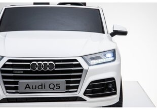 Divvietīgs bērnu elektromobilis Audi Q5 MP4, balts cena un informācija | Bērnu elektroauto | 220.lv