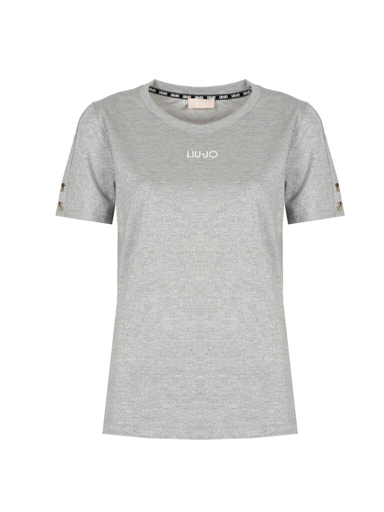 T-krekls sievietēm Liu-Jo TA3173 J6101, pelēks cena un informācija | T-krekli sievietēm | 220.lv