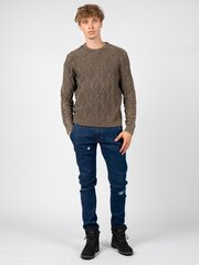 Guess džemperis vīriešiem M1RR03Z1CX2, brūns cena un informācija | Vīriešu džemperi | 220.lv