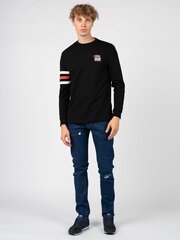 Guess Longsleeve - M1BI11K8FQ1 - Черный  regular fit M1BI11K8FQ1 цена и информация | Мужские футболки | 220.lv