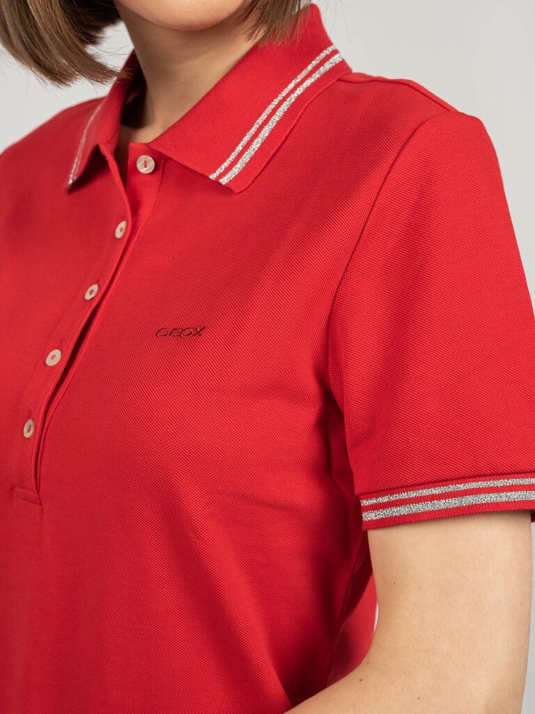 Geox t-krekls sievietēm W1210A/T2649, sarkans cena un informācija | T-krekli sievietēm | 220.lv
