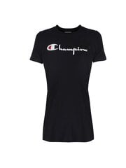Champion t-krekls sievietēm 110045, melns cena un informācija | T-krekli sievietēm | 220.lv