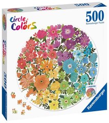 Puzle Ravensburger Color-Flowers Aplis 17167, 500 d. cena un informācija | Puzles, 3D puzles | 220.lv