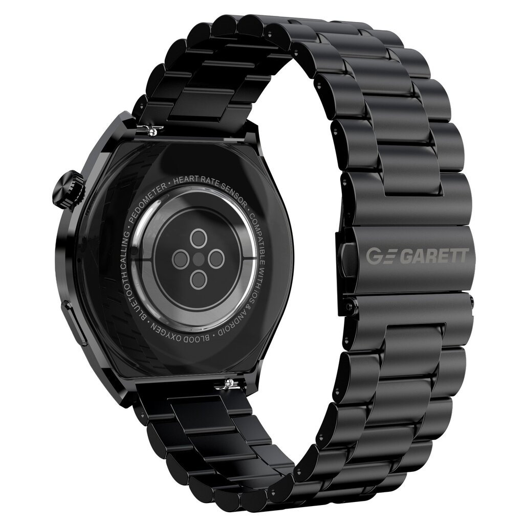 Garett V12 Black Steel цена и информация | Viedpulksteņi (smartwatch) | 220.lv