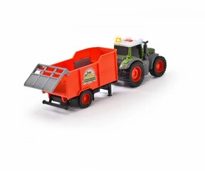 Транспортное средство: трактор FARM Fendt с прицепом 26 см цена и информация | Игрушки для мальчиков | 220.lv