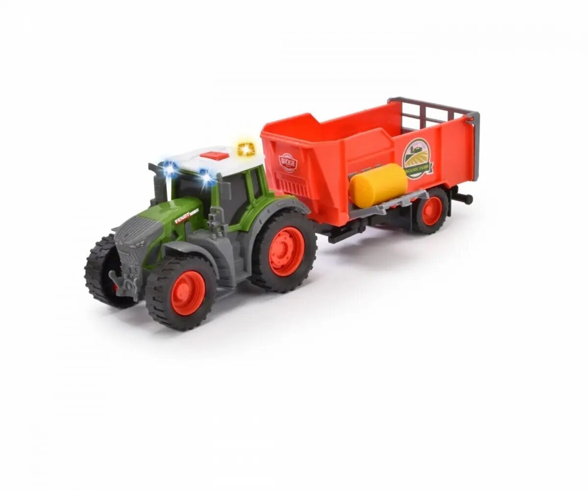 Traktors ar piekabi Farm Fendt, 26 cm cena un informācija | Rotaļlietas zēniem | 220.lv