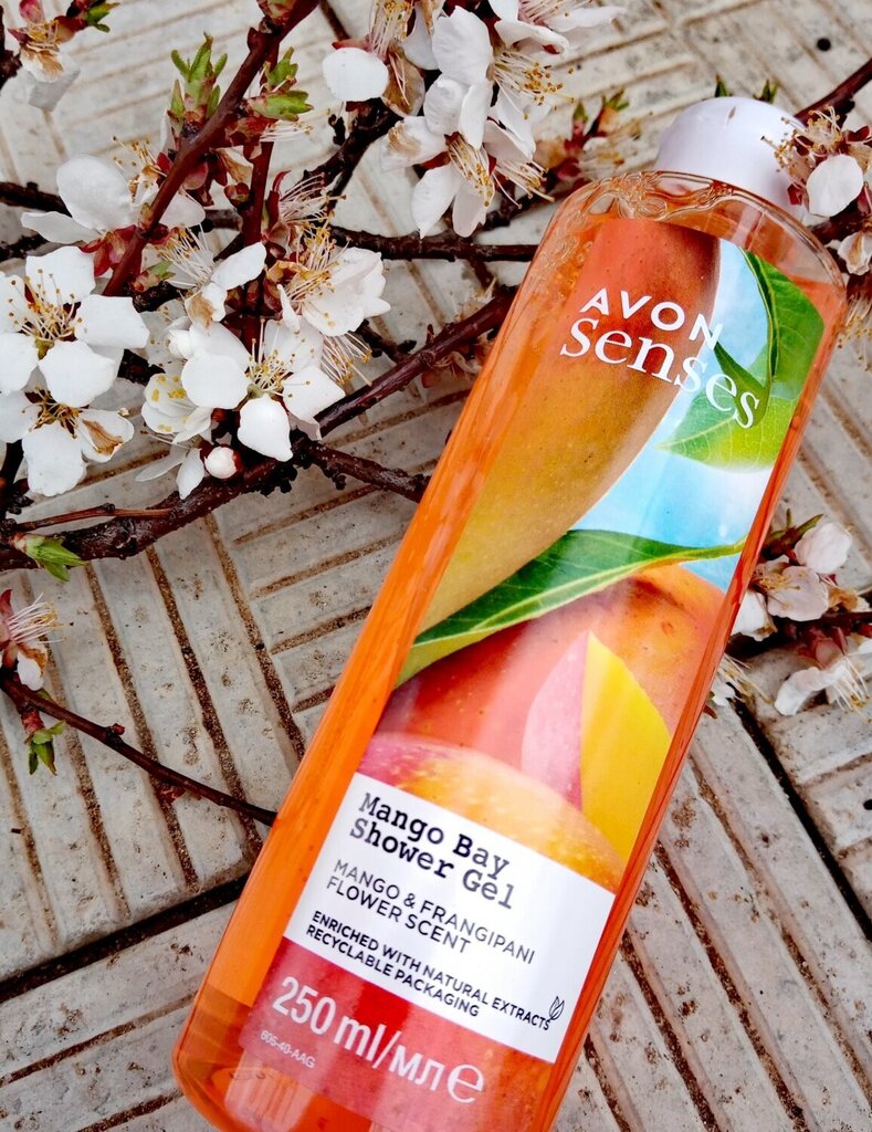 Dušas želeja Avon Mango Bay sievietēm, 250ml cena un informācija | Dušas želejas, eļļas | 220.lv