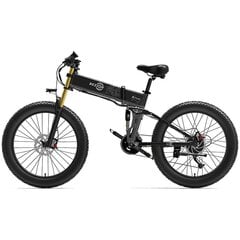 Elektriskais velosipēds Bezior X Plus, 26", melns, 1000W, 17,5Ah цена и информация | Электровелосипеды | 220.lv