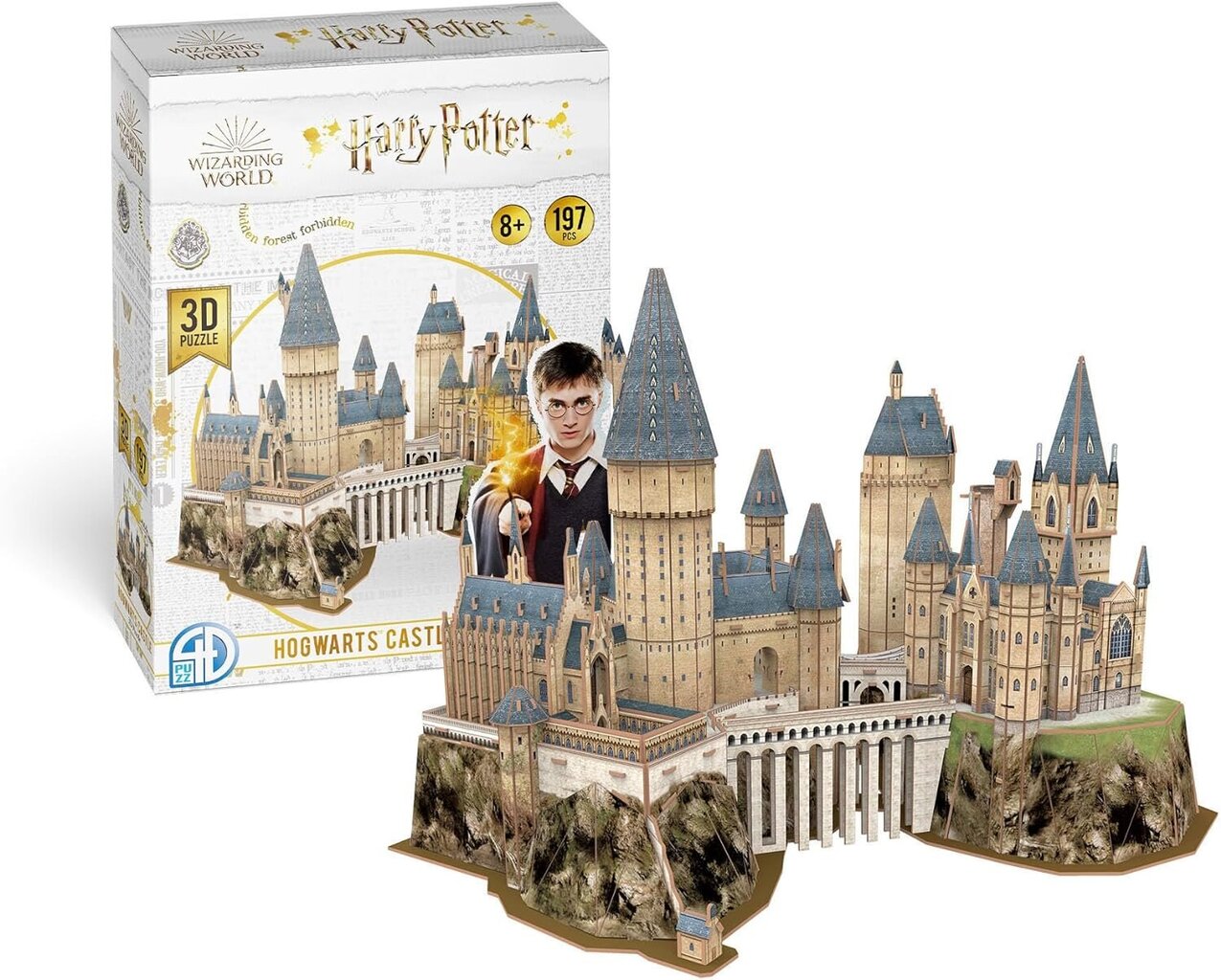 Пазл Harry Potter Revell 3D Замок Хогвартс 00311, 197 деталей цена | 220.lv