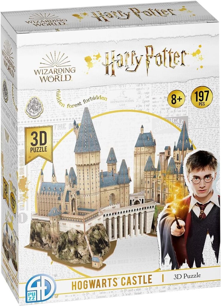 Harija Potera Revella 3D mīkla Cūkkārpas pils 00311, 197 gabali cena un informācija | Puzles, 3D puzles | 220.lv