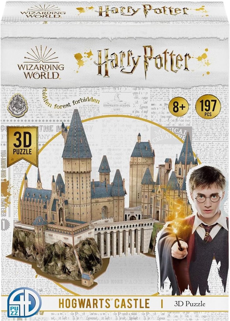 Harija Potera Revella 3D mīkla Cūkkārpas pils 00311, 197 gabali cena un informācija | Puzles, 3D puzles | 220.lv