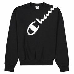 Champion Diagonal Logo толстовка без капюшона женская, чёрный цена и информация | Женские толстовки | 220.lv