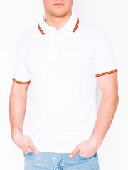 Polo krekls S709, balts cena un informācija | Vīriešu T-krekli | 220.lv