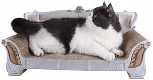 Kaķu skrāpēšanas Zaxer dīvāns 52x23x22 cm bēšs cena un informācija | Kaķu mājas, nagu asināmie | 220.lv