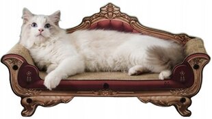 Kaķu skrāpēšanas Zaxer dīvāns 58x28x25 cm cena un informācija | Kaķu mājas, nagu asināmie | 220.lv