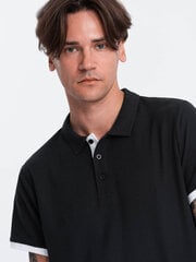T-krekls vīriešiem Ombre Clothing, melns цена и информация | Мужские футболки | 220.lv