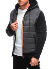 куртка мужская межсезонная c620 - серая цена и информация | Мужские куртки | 220.lv
