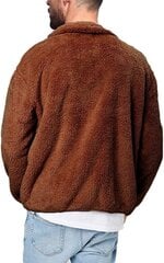 Куртка мужская флисовая Gemijacka, коричневая цена и информация | Мужские свитера | 220.lv