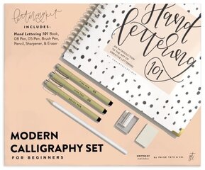 Modern Calligraphy Set for Beginners цена и информация | Пособия по изучению иностранных языков | 220.lv