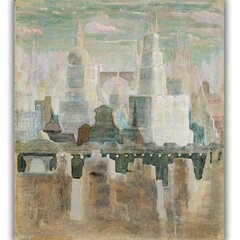Reprodukcija Pilsēta, Mikalojus Konstantins Čiurlionis cena un informācija | Gleznas | 220.lv