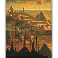 Reprodukcija Piramīdas sonāte Allegro, Mikalojus Konstantinas Čiurlionis cena un informācija | Gleznas | 220.lv