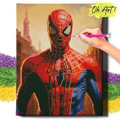Dimantu mozaīka 5D Diamond Painting Oh Art! Spider Man, 40x50 cm cena un informācija | Dimantu mozaīkas | 220.lv