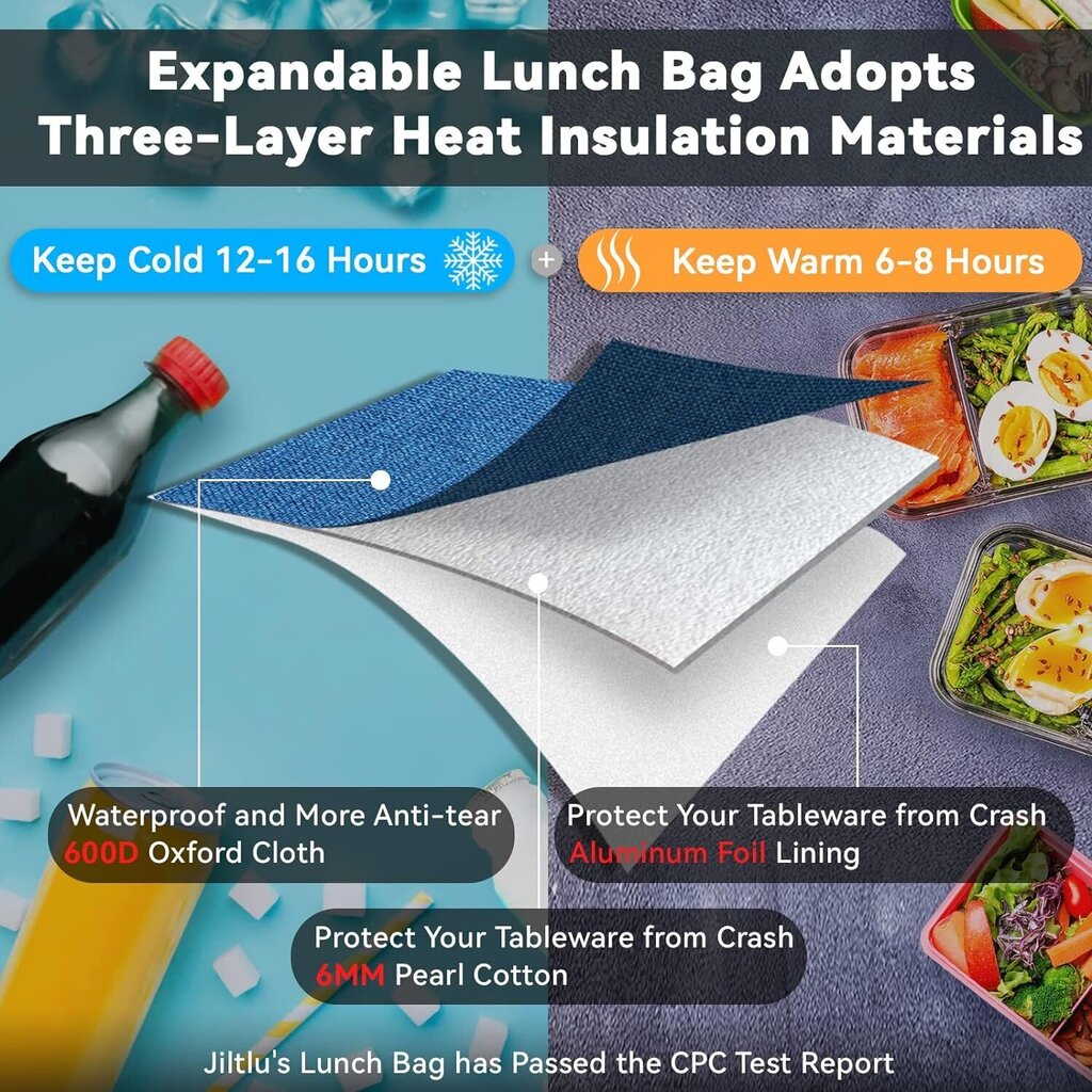 Jiltlu Bērnu termo pusdienu soma, violeta cena un informācija | Trauki pārtikas uzglabāšanai | 220.lv