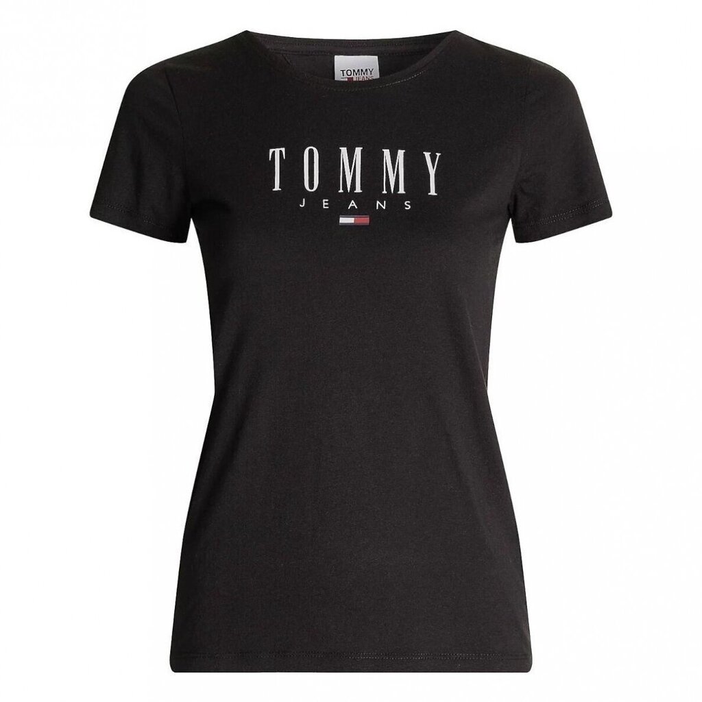 T-krekls sievietēm Tommy Hilfiger, melns cena un informācija | T-krekli sievietēm | 220.lv