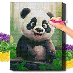 Dimantu mozaīka 5D Diamond Painting Oh Art! Panda, 30x40 cm cena un informācija | Dimantu mozaīkas | 220.lv