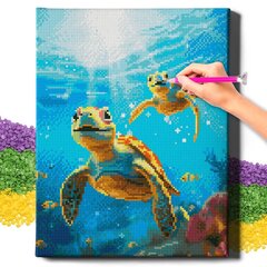 Dimantu mozaīka 5D Diamond Painting Oh Art! Bruņurupuči, 30x40 cm цена и информация | Алмазная мозаика | 220.lv