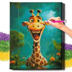 Dimantu mozaīka 5D Diamond Painting Oh Art! Žirafe, 30x40 cm cena un informācija | Dimantu mozaīkas | 220.lv