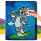 Dimantu mozaīka 5D Diamond Painting Oh Art! Tom un Jerry, 20x30 cm цена и информация | Dimantu mozaīkas | 220.lv