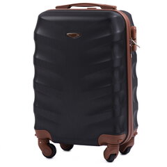 Маленький чемодан для ручной клади ALBATROSS, черного цвета цена и информация | Чемоданы, дорожные сумки | 220.lv