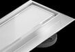 Dušas noteka Mexen Flat 360, Chrome/White Glass, 80 cm цена и информация | Dušas trapi | 220.lv
