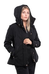 Куртка женская длинная softshell Luhta HEINOLA, черный цвет цена и информация | Женские куртки | 220.lv
