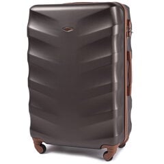 Коричневый большой чемодан ALBATROSS цена и информация | Чемоданы, дорожные сумки | 220.lv