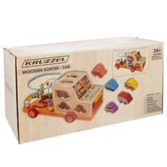 Деревянный сортировщик - счеты Kruzzel 22652 цена и информация | Развивающие игрушки | 220.lv