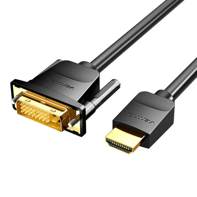 Vention ABFBF, HDMI - DVI, 1 m цена и информация | Kabeļi un vadi | 220.lv