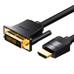 Vention ABFBF, HDMI - DVI, 1 m cena un informācija | Kabeļi un vadi | 220.lv