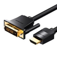 Vention ABFBG, HDMI - DVI, 1.5 m цена и информация | Кабели и провода | 220.lv