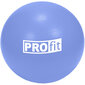 Vingrošanas bumba ar pumpi Profit, 85 cm, zila cena un informācija | Vingrošanas bumbas | 220.lv