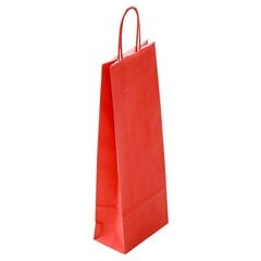 Papīra maisiņš Twist, sarkans cena un informācija | Dāvanu saiņošanas materiāli | 220.lv