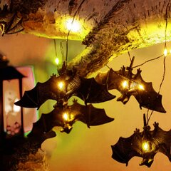 Helovīna gaismas virtene, 10 Led, 1,4 m cena un informācija | Ziemassvētku lampiņas, LED virtenes | 220.lv