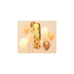Folijos balionas su skaičiumi 1 - Žirafa 31x82 cm цена и информация | Шары | 220.lv