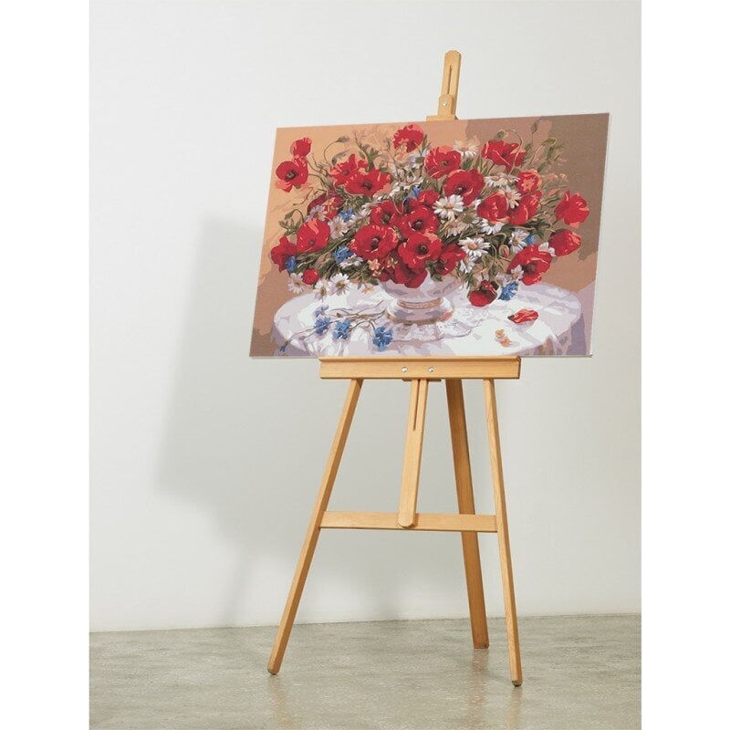 Glezniecība pēc cipariem Ziedi, 50x40 cm цена и информация | Gleznas pēc numuriem | 220.lv