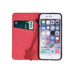 Fusion Genuine Leather книжка чехол для Xiaomi Redmi 12C красный цена и информация | Чехлы для телефонов | 220.lv