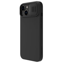 Nillkin CamShield Silky Silicone Case for Apple iPhone 15 Classic Black цена и информация | Чехлы для телефонов | 220.lv