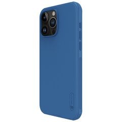 Nillkin Super Frosted PRO Back Cover for Apple iPhone 15 Pro Max Blue (Without Logo Cutout) цена и информация | Чехлы для телефонов | 220.lv