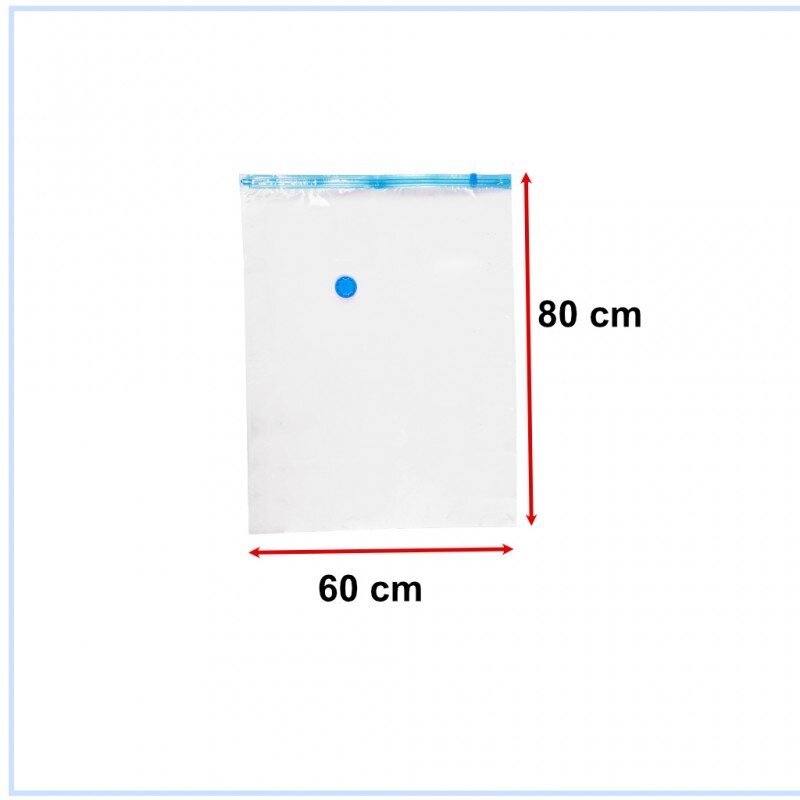 Vakuuma maisiņi apģērbam, 5 gab., 60x80 cm cena un informācija | Pakaramie un apģērbu maisi | 220.lv