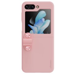 Nillkin Flex Flip Case with Hanger and Stand for Samsung Galaxy Z Flip 5 - Peach цена и информация | Чехлы для телефонов | 220.lv